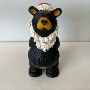 Big Sky Carvers Bearfoots “Kringle Bear” Jeff Fleming Figurine Santa Bear